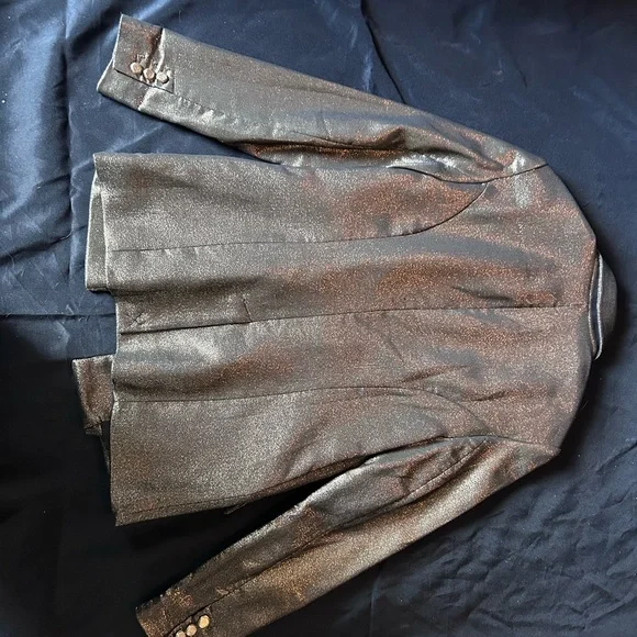 Bronze Gold Shimmer Blazer - Picture 9 of 9